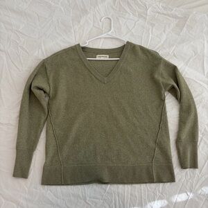 Lucky Brand Olive/Moss V-Neck Sweater